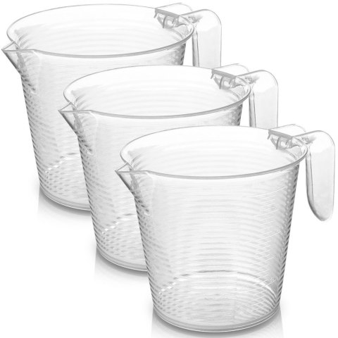 Miarki kuchenne 250ml zestaw komplet miarek kuchennych 3 sztuki VILDE 259264