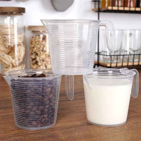 Miarki kuchenne 250ml zestaw komplet miarek kuchennych 3 sztuki VILDE 259264