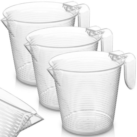 Miarki kuchenne 250ml zestaw komplet miarek kuchennych 3 sztuki VILDE 259264