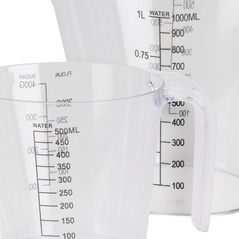 Miarki kuchenne duże 500ml / 1L miarka do kuchni EXCELLENT HOUSEWARE 120516
