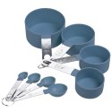 Miarki kuchenne niebieskie zestaw miarek kuchennych 8 sztuk niebieskie EXCELLENT HOUSEWARE 259118-N