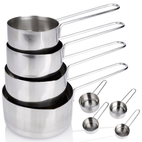 Miarki kuchenne stalowe zestaw miarek kuchennych 4-ele EXCELLENT HOUSEWARE 120511