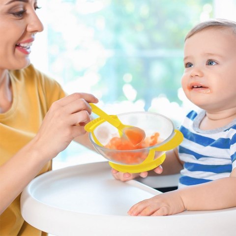 Miseczka plastikowa dziecięca dla dzieci dziecka z przyssawką 400ml ORION 129802