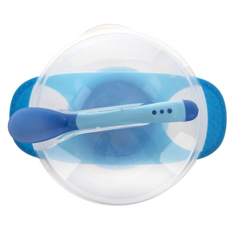 Miseczka plastikowa dziecięca dla dzieci dziecka z przyssawką i łyżeczką 400ml ORION 129805