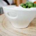 Miseczki na przekąski przystawki porcelanowe białe potrójne 27cm HIT 139271