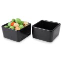 Miseczki na przekąski tapas porcelanowe czarne 100ml 2 szt. EXCELLENT HOUSEWARE 139211