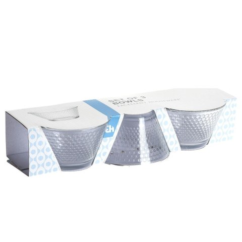 Miseczki szklane na sos dip przekąski orzechy 11.5cm 300ml 3SZT EXCELLENT HOUSEWARE 139146