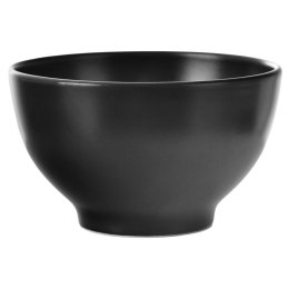 Miska ceramiczna na zupę do zupy miseczka czarna ALFA 14cm 600ml ORION 128461
