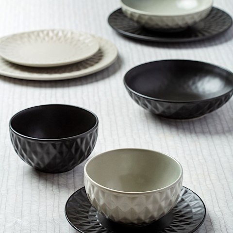 Miska ceramiczna na zupę do zupy miseczka czarna SOHO 14cm 700ml NAVA 10-141-123