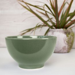 Miska ceramiczna na zupę do zupy miseczka zielona ALFA 14cm 650ml ORION 128477
