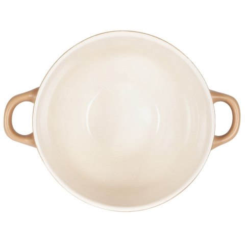 Miska do zupy na zupę bulionówka z uchem ceramiczna 640ml brązowa VILDE 139118-B