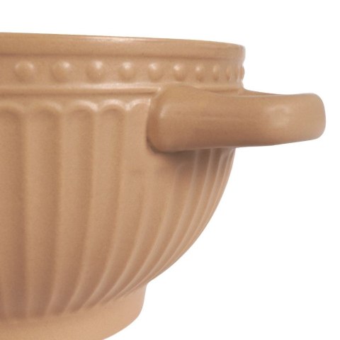 Miska do zupy na zupę bulionówka z uchem ceramiczna 640ml brązowa VILDE 139118-B
