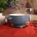 Miska do zupy na zupę bulionówka z uchem ceramiczna 640ml niebieska VILDE 139118-N