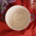 Miska do zupy na zupę bulionówka z uchem ceramiczna 640ml niebieska VILDE 139118-N