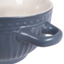 Miska do zupy na zupę bulionówka z uchem ceramiczna 640ml niebieska VILDE 139118-N