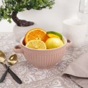 Miska do zupy na zupę bulionówka z uchem ceramiczna 640ml różowa VILDE 139118-R