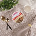 Miska do zupy na zupę bulionówka z uchem ceramiczna 640ml różowa VILDE 139118-R
