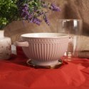 Miska do zupy na zupę bulionówka z uchem ceramiczna 640ml różowa VILDE 139118-R