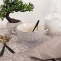 Miska do zupy na zupę bulionówka z uchem ceramiczna 640ml szara VILDE 139118-S