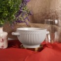 Miska do zupy na zupę bulionówka z uchem ceramiczna 640ml szara VILDE 139118-S