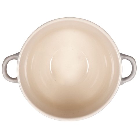 Miska do zupy na zupę bulionówka z uchem ceramiczna 640ml szara VILDE 139118-S