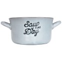 Miska do zupy na zupę bulionówka z uchem ceramiczna niebieska 600ml SIAKI COLLECTION 139011-N