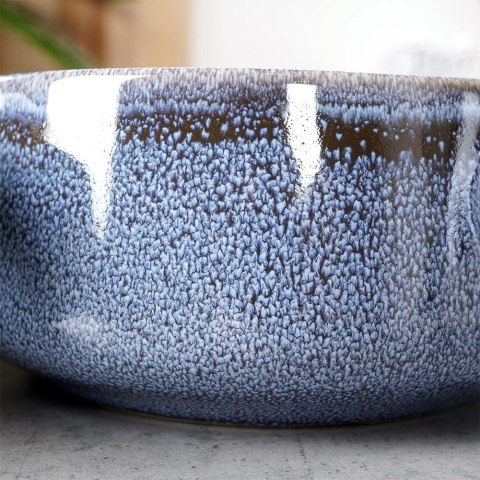 Miska do zupy na zupę bulionówka z uchem ceramiczna niebieska 750ml SIAKI COLLECTION 120290-N