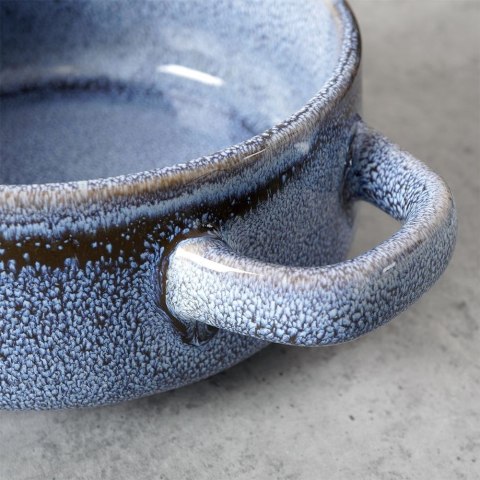 Miska do zupy na zupę bulionówka z uchem ceramiczna niebieska 750ml SIAKI COLLECTION 120290-N