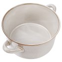 Miska do zupy na zupę bulionówka z uchem ceramiczna szara 600ml SIAKI COLLECTION 139011-S