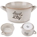 Miska do zupy na zupę bulionówka z uchem ceramiczna szara 600ml SIAKI COLLECTION 139011-S