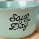 Miska do zupy na zupę bulionówka z uchem ceramiczna zielona 600ml SIAKI COLLECTION 139011-Z