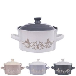 Miska do zupy na zupę bulionówka z uchem pokrywką ceramiczna 420ml ORION 128360