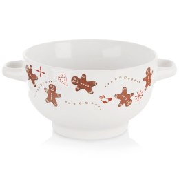 Miska do zupy na zupę bulionówka z uszami ceramiczna PIERNICZEK 750ml ORION 129206