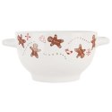 Miska do zupy na zupę bulionówka z uszami ceramiczna PIERNICZEK 750ml ORION 129206