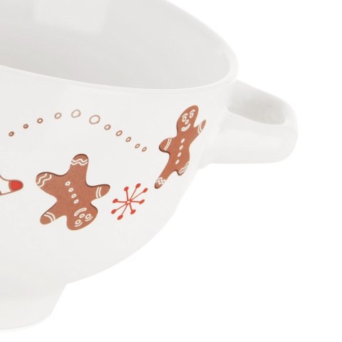 Miska do zupy na zupę bulionówka z uszami ceramiczna PIERNICZEK 750ml ORION 129206