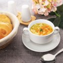 Miska do zupy na zupę bulionówka z uszami porcelanowa MONA 290ml ORION 129842
