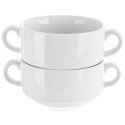 Miska do zupy na zupę bulionówka z uszami porcelanowa MONA 290ml ORION 129842