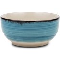 Miska do zupy na zupę ceramiczna miseczka niebieska LINES 14.5cm 750ml NAVA 10-099-224