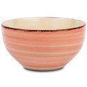Miska do zupy na zupę ceramiczna miseczka różowa LINES 14.5cm 750ml NAVA 10-099-214