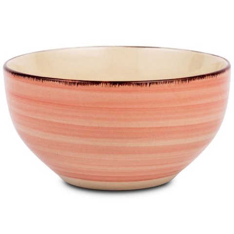 Miska do zupy na zupę ceramiczna miseczka różowa LINES 14.5cm 750ml NAVA 10-099-214