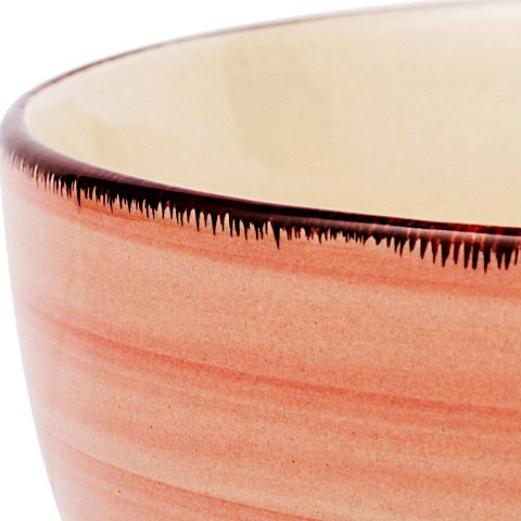 Miska do zupy na zupę ceramiczna miseczka różowa LINES 14.5cm 750ml NAVA 10-099-214