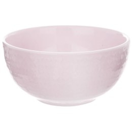 Miska do zupy na zupę ceramiczna miseczka różowa RELIEF 14cm 600ml ORION 128446