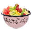 Miska emaliowana na zupę płatki do zupy różowa LOUKA 12cm 500ml ORION 124780