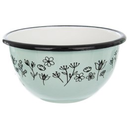 Miska emaliowana na zupę płatki do zupy zielona LOUKA 12cm 500ml ORION 124781