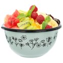 Miska emaliowana na zupę płatki do zupy zielona LOUKA 12cm 500ml ORION 124781