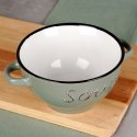 Miski do zupy bulionówka ceramiczna zestaw misek 600ml 4-ele SIAKI COLLECTION 139714