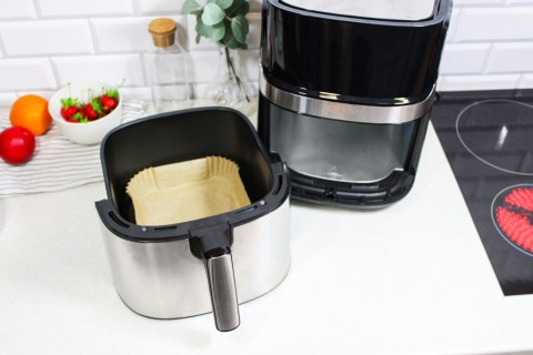 Papier do pieczenia wkład foremka do air fryer frytkownicy 20x23cm 100 sztuk BRUNBESTE BB-3466