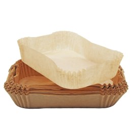 Papier do pieczenia wkład foremka do air fryer frytkownicy 22x14cm 100 sztuk BRUNBESTE BB-3761