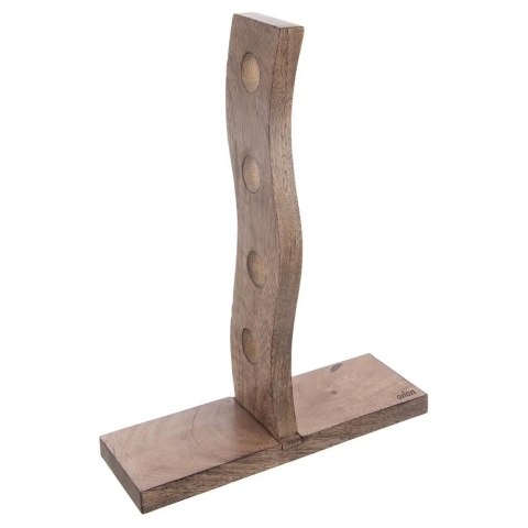 Stojak organizer na wino do butelek wina na 4 butelki drewniany MANGO ORION 154314
