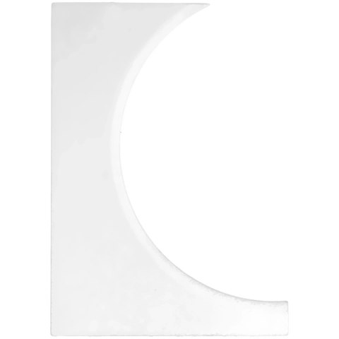 Szpatułka cukiernicza kątowa do tortu ciasta kremu szpatuła 12.5x17.5cm BRUNBESTE BB-3276